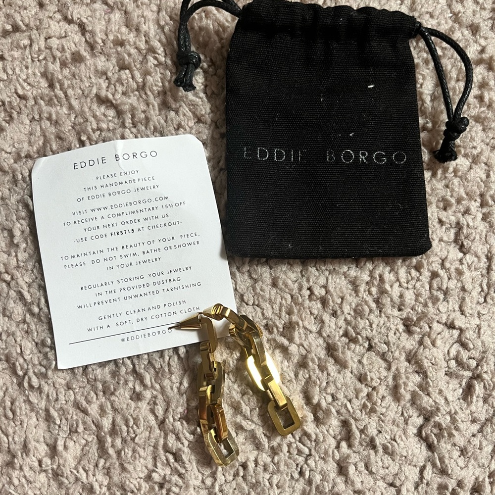 Eddie Borgo 12k Gold plated Link necklace set - Picture 5 of 5